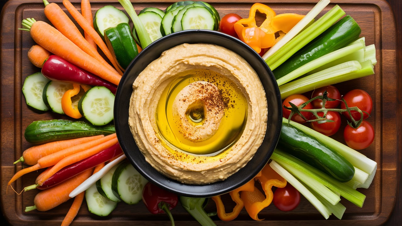 Hummus and Veggies